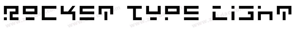 Rocket Type Light字体转换